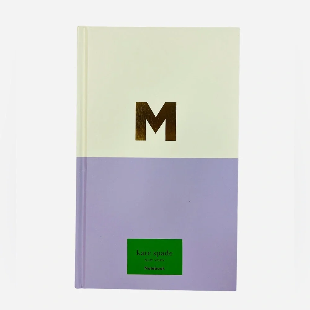 Kate Spade New York Dipped Notebook, M (1643M) Cream/Lavender